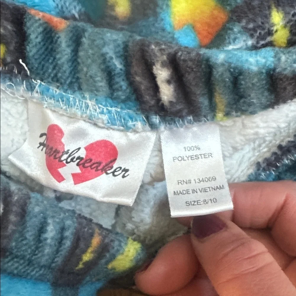 Girls Fleece Pants Sz M/8-10